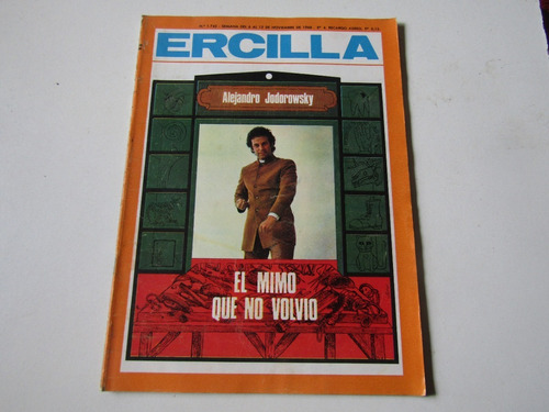 Revista Ercila Nov. 1968 Alejandro Jodorowsky