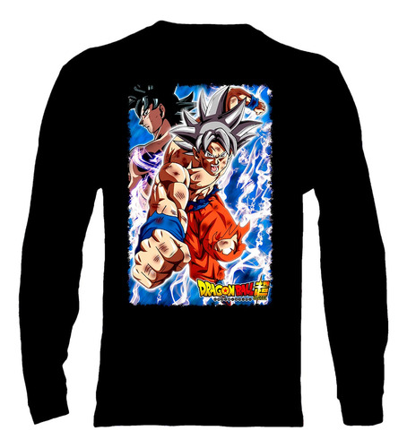 Polera Manga Larga Dragon Ball Super - Goku Ultra - Ver 02