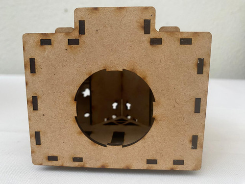 Casita Santa Closs En Mdf