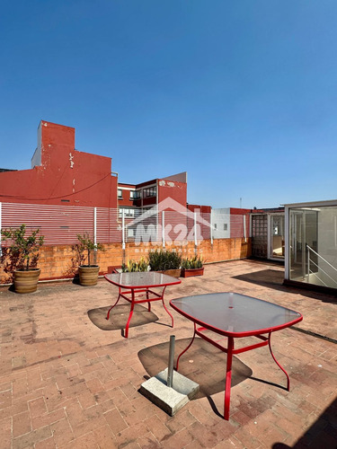 Pent-house Amueblado Y Equipado Con Roof Garden En La Colonia Del Valle Sur