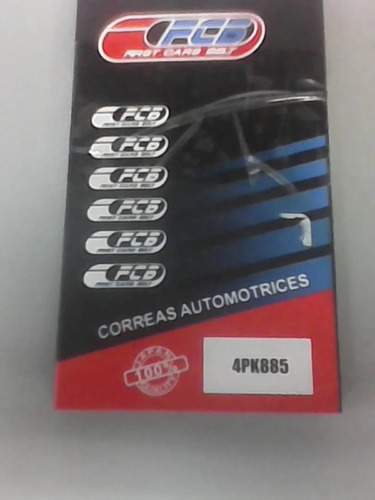 Correa Alternador Mazda Allegro 1.6 16-valve 4pk 4-rib 348k4