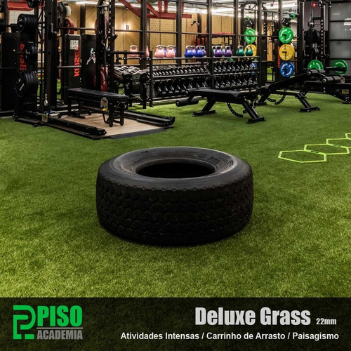 Imagem 3 de 8 de Grama Sintética Deluxe Grass 22mm 2x5m (10m²) 3 Tons Real