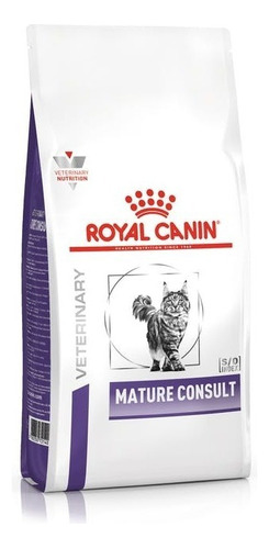 Alimento Royal Canin Veterinary Care Nutrition Feline Mature Consult Stage 1 para gato senior sabor mix en bolsa de 1.5 kg