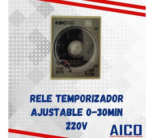 Temporizador Analogico 0-30min Ajustable En 220v