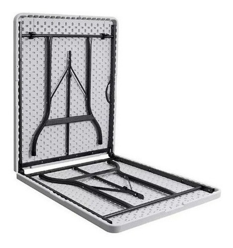 Imagen 6 de 6 de Mesa Plegable + 4 Sillas Camping Valija De Plástico Jardín
