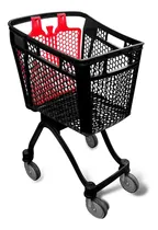 Comprar Canasto Carro Supermercado Chango Autoservicio Color Rojo