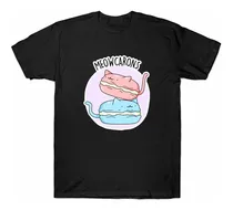 Comprar Playera Algodon Macarrones Colores Tiernos Gatos Meowcaron 