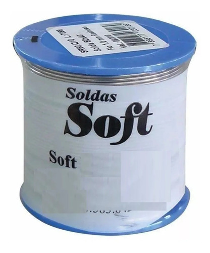 Solda Soft 1,5mm 60x40 500g Com Fluxo