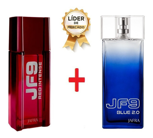 Jf9 Red Intense + Jf9 Blue 2.0 Jafra Hombre + Envio Gratis 