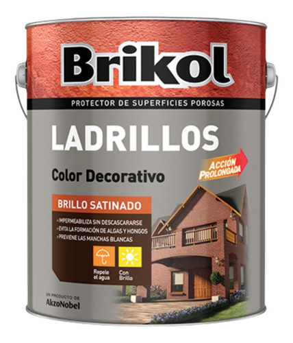 Brikol Ladrillos Impermeabilizante Impregnante 4 Litros