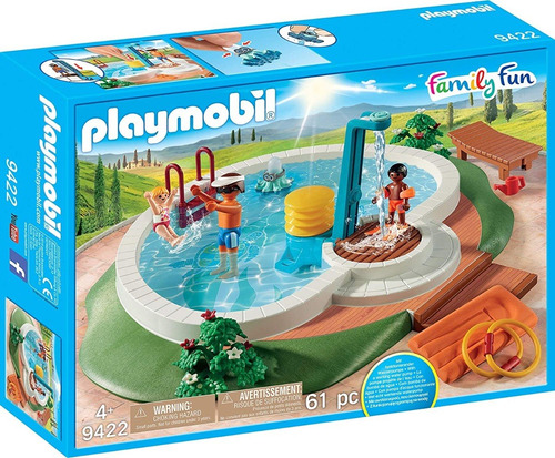 Playmobil Family Fun La Piscina Pileta C/accesorios 9422 Edu