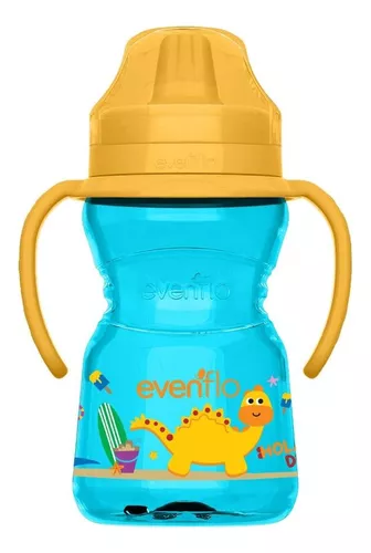 Set De Biberones Dos Bebe Evenflo Advanced Relaxfit 9oz Color Azul