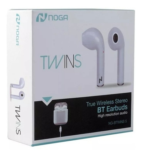 Auriculares In Ear Bluetooth Noga Twins 5 Manos Libres