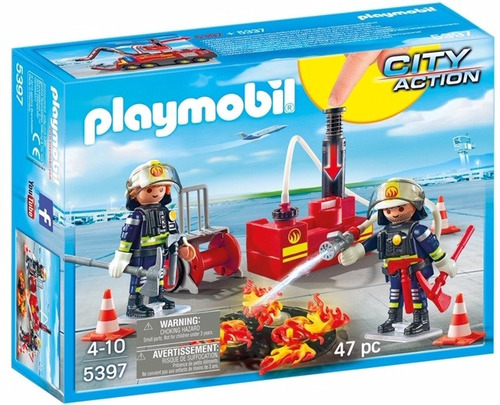 Playmobil City Action Equipo De Bomberos 5397