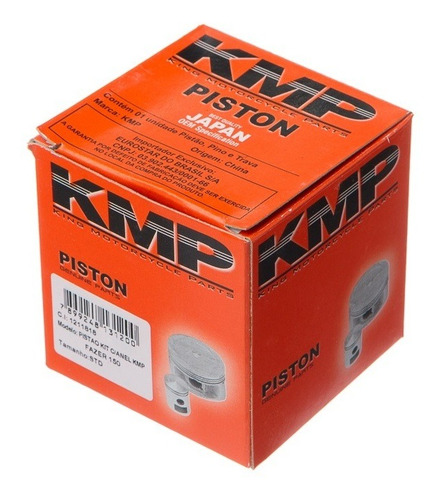 Imagem 2 de 2 de Pistao Kit C/anel Kmp Fazer 250 Std