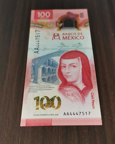 Billete De $100 Mexicanos Serie Aa 