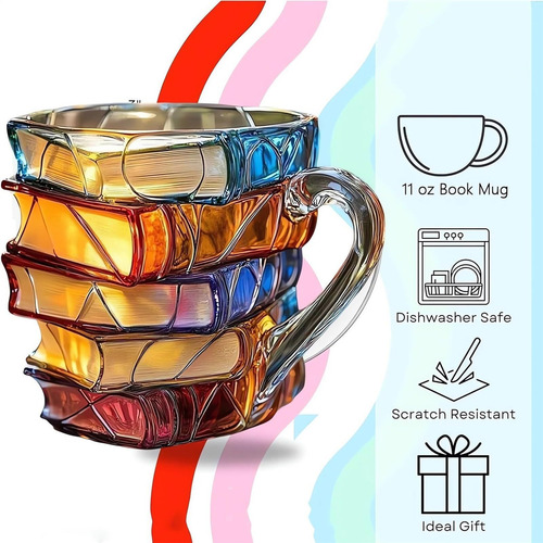 Taza De Libro Pintado 2025, Nuevas Tazas Novedosas, Tazas