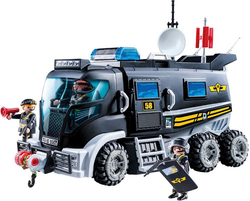 Camión Blindado De Policias Sonido Y Luces 9360 - Playmobil 