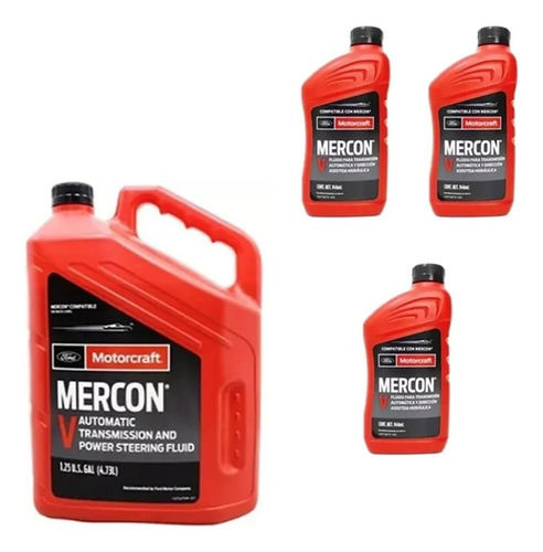  Aceite Sintetico Mercon V  Motorcraft Ford 8 Litros