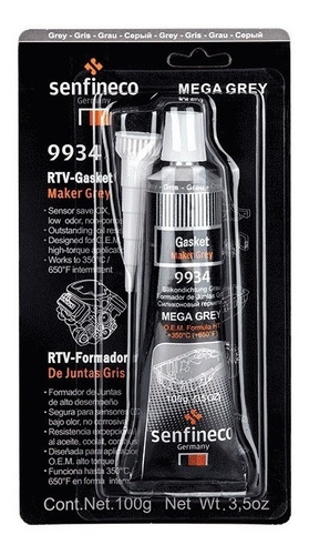 Senfineco Rtv Gasket Maker Grey 9934 (100gr)