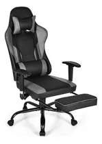 Comprar Gymax Silla Para Videojuegos Silla De Juegos De Computadora