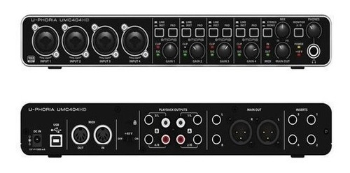 Interface Umc404 Hd Behringer+ Cubase8/protools10 + Envio