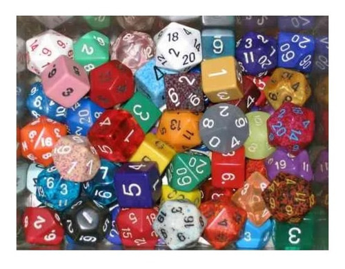 Conjunto Chessex De 7 Dados De Rpg D&d Dd Pathfinder