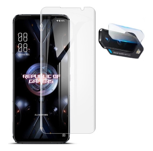 Pelicula Vidro P/ Asus Rog Phone 5 / 5s 6.78 + Pelic Camera