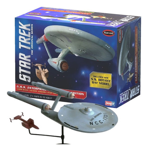 Star Trek Uss Enterprise Space Seed 1/1000 Polar Lights 0908