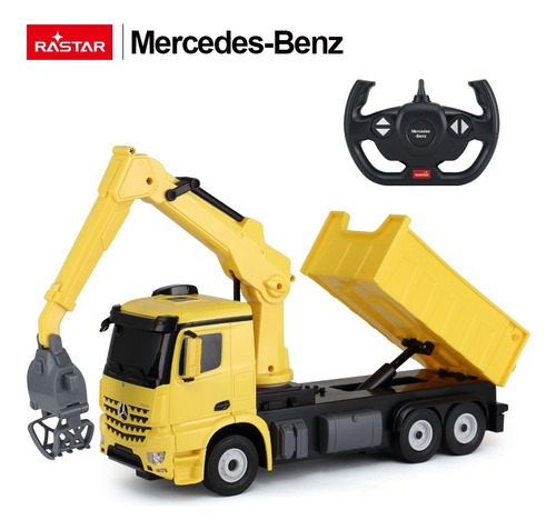 Camion Grua Radio Control Mercedes Benz Luces Rastar Origina