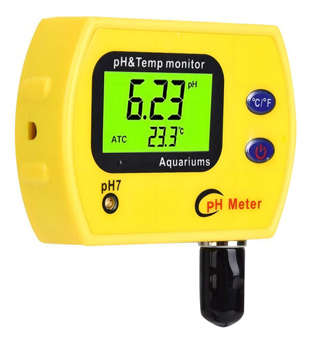 Monitor Medidor Ph Controlador Temp Agua Acuario