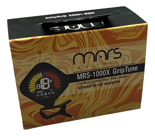 Afinador Mars Mrs-1000x Clip Múltiples Instrumentos Color Negro