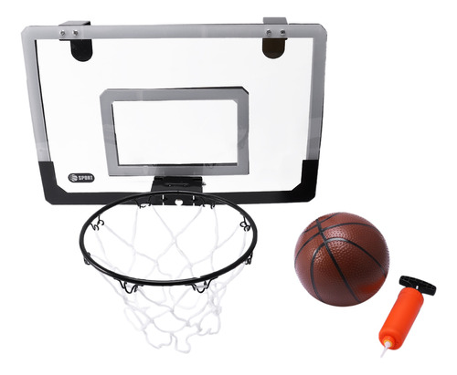 Mini Aro De Baloncesto Con Bola, Tablero De 18 X 12 Pulgadas