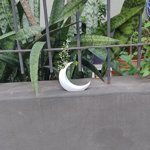 comprar Florero 15 Cm Decoracion Minimalista Hecho En 3d Luna