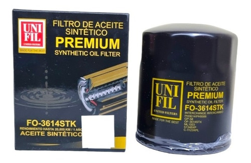 Filtro Aceite Especial Sintético Vw Seat Fo-3614stk = Xg3614