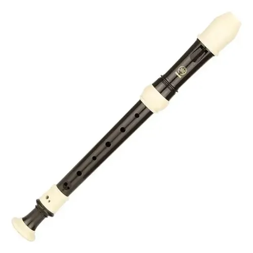 Flauta Doce Soprano Yamaha Yrs302biii Barroca Cor Marrom-escuro