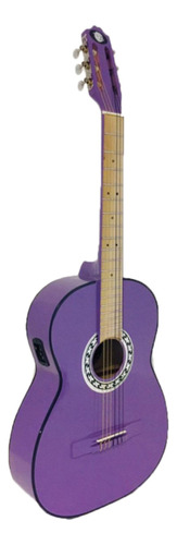 Guitarra Electroacústica Guitarras Valdez PS900 para diestros morada