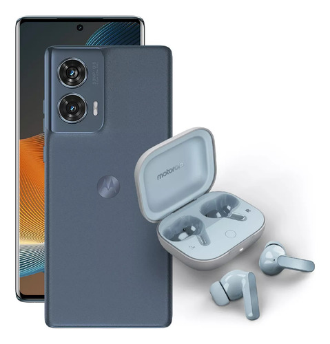 Motorola Edge 50 Fusion Con Buds Guitar Forest Blue