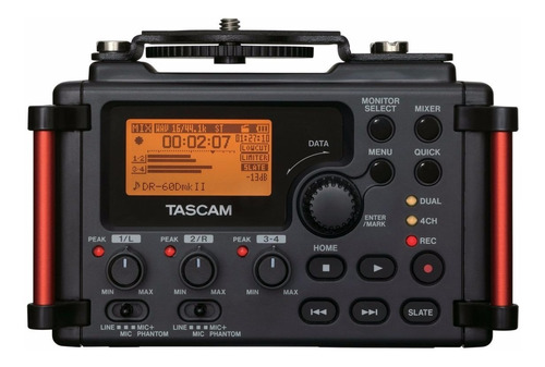 Gravador Tascam Dr-60d Mk Ii Audio Digital Portátil Linear