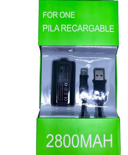 Imagen 5 de 7 de Bateria Recargable Carga Y Juega Para Xbox One 2800 Mah
