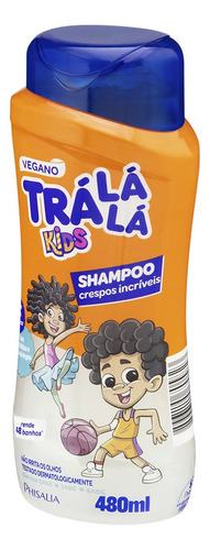  Shampoo Trá Lá Lá Kids Crespos Incríveis 480ml