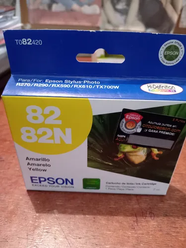 Cartucho Epson T082 82n Amarillo Original