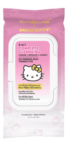 Toatillas De Limpieza Facial Hello Kitty 3-en-1 The Crème