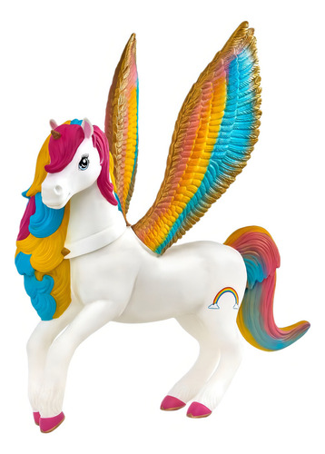 Boneco Unicórnio Grande Asas Unidream 37cm Brinquedo Menina