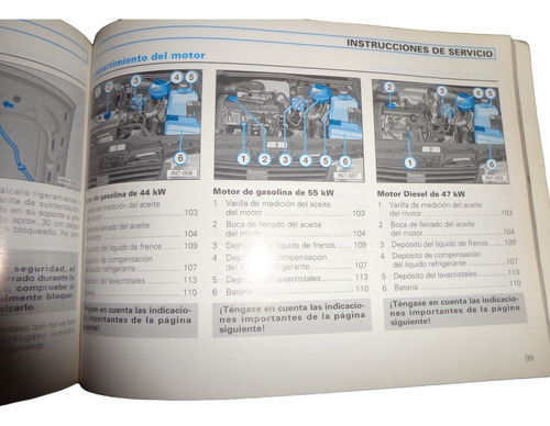 Seat Inca 1997 Libro Manual De Instrucciones Original (Usado)