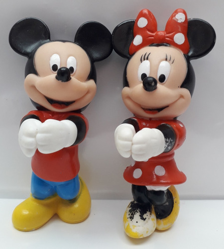 Agarradinho Mickey E Minne Disney Antigos. 02 Peças.