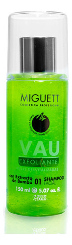Shampoo Vau Con Partículas Y Extracto Bambú 150ml Miguett