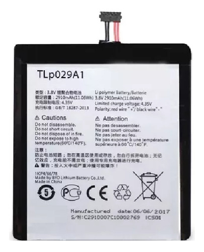 Pila Bateria Compatible Con Alcatel Pop 3 5.5 5025 Tlp029a1