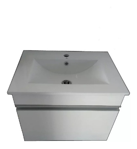 Imagen 3 de 6 de Mueble Aereo Mdf Armado Y Bacha De Loza 61cm Acra