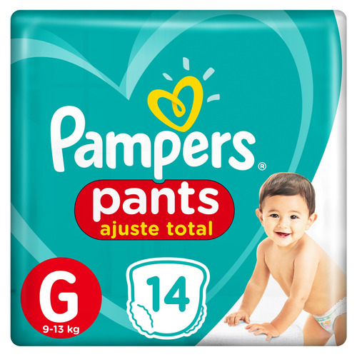 Pañales Pampers Pants Ajuste Total  G